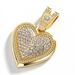 New Product Full Diamond Love Alloy Pendant Hip Hop Fashion Cuban Chain Trendy Men's Necklace_ipsvogv.com