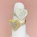 Women's Jewelry Heart Shaped Zircon Ring Fashion Trend Inlaid Zircon Ladies Ring Jewelry_ipsvogv.com