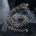 Sterling Silver Bracelet For Men High-End Niche Design Personality Medusa Rattlesnake Hip-Hop Bold Trend_ipsvogv.com