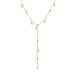 Marka French Pearl Necklace Tassel Collarbone Titanium Steel Gold Neck Chain Inset Style Jewelry_ipsvogv.com