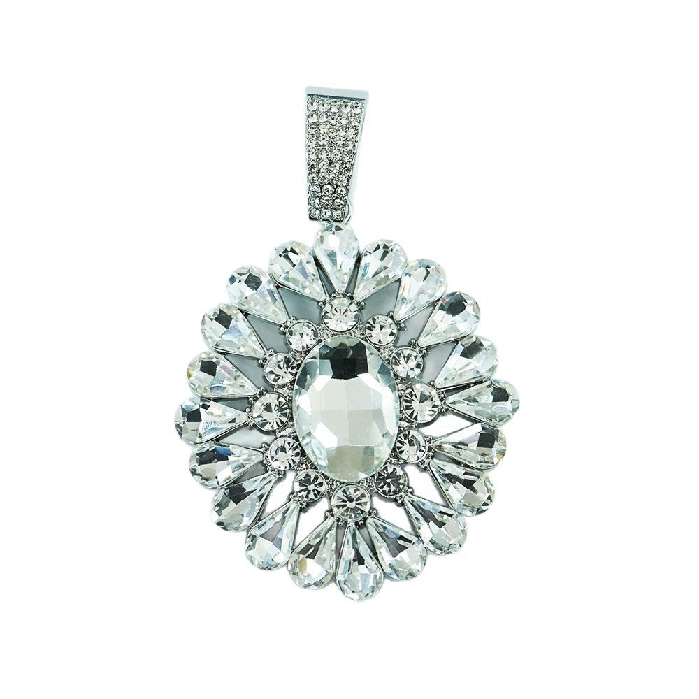 Women’s Jewelry Set Fashion Fashion Heavy Industry Light Luxury Designer Colorful Clavicle Chain Necklace Teardrop Shaped Diamond Pendant Necklace_ipsvogv.com