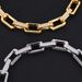 Donkey Stainless Steel Diamond Bamboo Chain Gold Hip Hop Titanium Steel Zircon Bracelet Men's Jewelry_ipsvogv.com