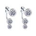 S925 Sterling Silver Bubble Moissanite Earrings For Women One Style Two Wear Niche Personality Earrings For Women_ipsvogv.com