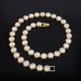 Unisex Popular 12mm Round Necklace With Large Rhinestones For Men And Women Rap Trend Cool Hip Hop Cuban Chain_ipsvogv.com