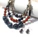 Jewelry necklace with exaggerated two-color beaded multi-layer collarbone chain 8210_ipsvogv.com