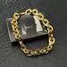 Chaoxuan Cro Heart Gold Letter Bracelet For Men And Women, Internet Celebrity Trendy Brand, Niche Men's Bold Cross_ipsvogv.com