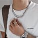 New Fashion Wish Clavicle Cuban Double Layer Magnet Buckle Necklace For Men And Women Cold Style Hip Hop Stainless Steel Does Not Fade_ipsvogv.com