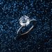 Four Claw Inlaid Super Flash Exaggerated High End 3 Carat 9mm Zircon Ring Princess Wedding Engagement Female Ring_ipsvogv.com