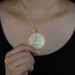 Palm Eye Round Pendant Full Of Diamonds Men And Women Necklace Hip Hop Personality Jewelry Luxury-style Gifts For Friends_ipsvogv.com
