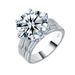 10 Carat Moissanite Female Ring High End Precision Version Silver Moissanite Crescent Eye Ring_ipsvogv.com