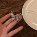 Korean Style Butterfly Women's Fashion Open Hip Hop Trend Index Finger Ring_ipsvogv.com