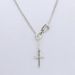 Neck Chain Hot Selling Simple Lucky Number 8-character Cross Short Necklace Jewelry_ipsvogv.com