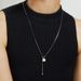 Fashion Round Pearl Women Necklace Light Luxury Niche All-match Round Gold-plated INS Style Long Snake Bone Chain_ipsvogv.com