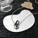 Simple Titanium Steel Pendant Men And Women Street Hip Hop Trend Personality Accessories Double Ring Necklace_ipsvogv.com