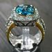 Cao Shi Luxurious Color Separation Zircon Ring, Women's Wedding Ring Gift, Head Accessories_ipsvogv.com