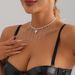Accessories Ins Pearl Baroque Pentagram Love Pendant Collarbone Chain Pop Tassel Necklace_ipsvogv.com