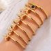Unisex electroplated stainless steel nail bracelet fashionable light luxury women's high end non fading bracelet_ipsvogv.com