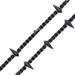 Hip Hop 5mm Black Zircon Inlaid Tennis Chain Black Panther Necklace Black Gold Electroplating Manufacturers_ipsvogv.com