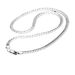 50cm Silver Plated Horseshoe Chain 60mm Side Chain Light Luxury Encrypted Embossed Snake Bone Chain_ipsvogv.com