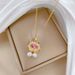 Cat 【 】 Pearl Light Luxury Charm Gorgeous Full Diamond Necklace Women's Versatile Clavicle Titanium Steel Chain 【 】_ipsvogv.com