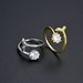 Women’s Jewelry Set Fashion New Mermaid Tail Open Ring Female Dolphin Whale Index Finger Ring Accessories_ipsvogv.com