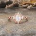 Sanjie's New Exquisite Rose Gold Auspicious Treasure Fashion Versatile Jewelry Opal Women's Ring_ipsvogv.com