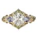 Sanjie's New Gold-plated Instagram Popular Women's Ring Hexagonal Irregular Italian Jewelry_ipsvogv.com