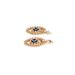 European And American Brand's Retro Devil's Eye Earrings With Simple Alloy And Pearl Inlay Earrings_ipsvogv.com