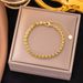 Gold Titanium Steel Phoenix Tail Bracelet, Simple Women's Style, Fashionable Gift For Girlfriend With Accessories_ipsvogv.com