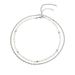 Trendy Men And Women Hip Hop Titanium Steel Shell Bead Double Layer Sweater Chain Versatile Couple Accessories Street Dance 4 Same Necklace_ipsvogv.com
