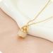 Chinese Style Satisfactory Titanium Steel Necklace, Women's Fashionable Temperament Jade Round Light Luxury_ipsvogv.com
