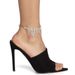 explosions short tassel full diamond anklet simple bridal rhinestone jewelry Body chain_ipsvogv.com