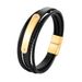 Fashion Multi layer Men's Hand woven Bracelet Jewelry_ipsvogv.com