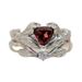 New Creative Fat Triangle Zircon Pair Women's Wedding Ring_ipsvogv.com