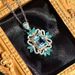 Cao Shi Recommends Sea Blue Zircon Pendant For Accessories, High-end Light Luxury Popular Necklace_ipsvogv.com