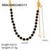 Maillard Style Personalized Niche Jewelry Natural Stone Bead Design Sense Titanium Steel Necklace OT Button Splicing_ipsvogv.com