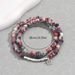 Ladies' Wind Beaded Bracelet with Personalized Flower Pattern Design, Unique Handstring, Versatile Jewelry_ipsvogv.com