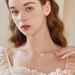 2024 new niche versatile Instagram style rose gold necklace Mosang pure silver collarbone chain_ipsvogv.com