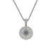 Men And Women's Jewelry Hip Hop Copper Compass Pendant Couple Ins Copper Inlaid Zircon Cross Border Rap Necklace_ipsvogv.com