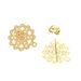 Stainless Steel Bohemian Hollow Pattern Ear Hook With Anti Allergic Vacuum Earrings DIY Handmade Jewelry Accessories_ipsvogv.com