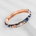Dai Li's New Enamel Oil Drip Bracelet Ethnic Style Fashion Floral Open Bracelet Children's Birthday Gift_ipsvogv.com