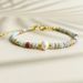 Artistic Retro Stone Disc Stone Beaded Retro Fashionable Bracelet Temperament Female_ipsvogv.com