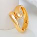 Irregular Bracelets Fashion Double Headed Snake Shaped Open Bracelet Niche Glossy Spring Shiny Large Bracelet_ipsvogv.com