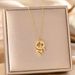 Japanese Korean Light Luxury Titanium Steel With Female Letter M Pendant, Cool And Stylish, Su Sen Style Fashionable_ipsvogv.com