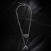 Fashionable, Minimalist, And Versatile Accessories, Hollowed Out Love, Moon Pendant, Necklace, Collarbone Chain_ipsvogv.com