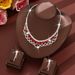 Women’s Jewelry Set Fashion Tassel Simple Necklace Earrings Light Luxury High End Temperament Clavicle Chain Versatile Three Piece Set_ipsvogv.com