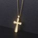 Men’s Jewelry Set Fashion Zircon Inlaid Two Color Electroplated Necklace Accessories_ipsvogv.com