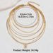 Personality Simple Style Multi Layer Necklace Female Fashion Niche Lock Design Long Chain Hip Hop Clavicle Chain_ipsvogv.com