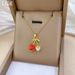 【 】 Fruit Love Cherry Light Luxury Charm Gorgeous Full Diamond Necklace Women's Versatile Clavicle Chain Titanium Steel_ipsvogv.com