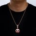 Halloween Pumpkin Skull Oil Drop Alloy Pendant With Exaggerated Personality, Men's Necklace Jewelry_ipsvogv.com